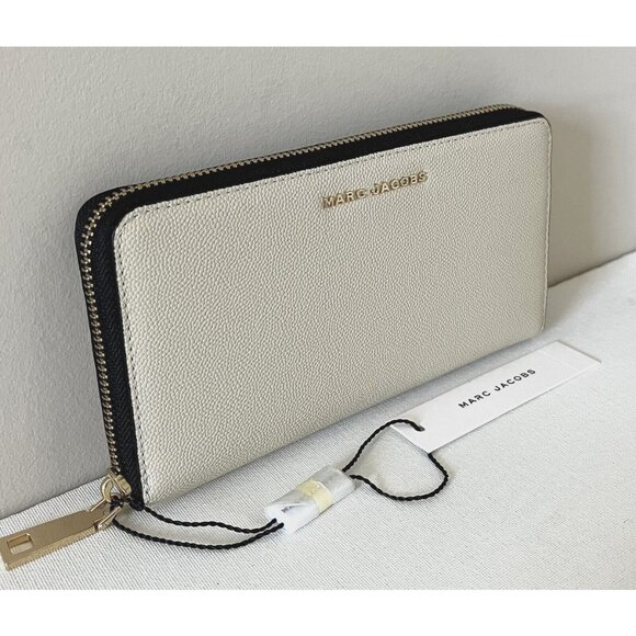 New Marc Jacobs Zip Around Continental Wallet Marshmallow - Picture 3 of 4